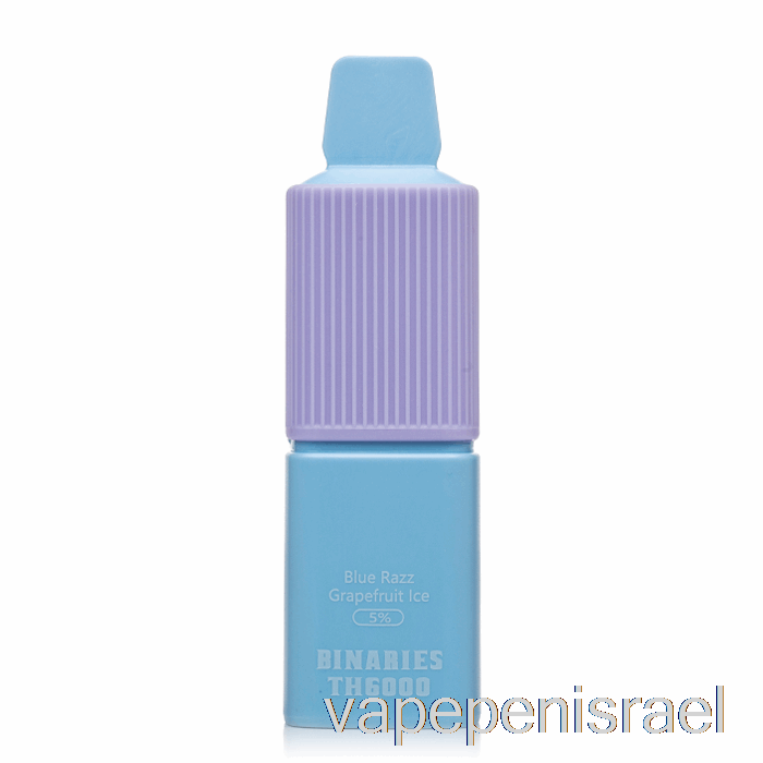 חד פעמי Vape Israel Horizon Binaries Th6000 חד פעמי Blue Razz אשכולית קרח